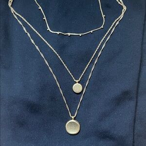 Elegant Gold Layered Necklace Set
